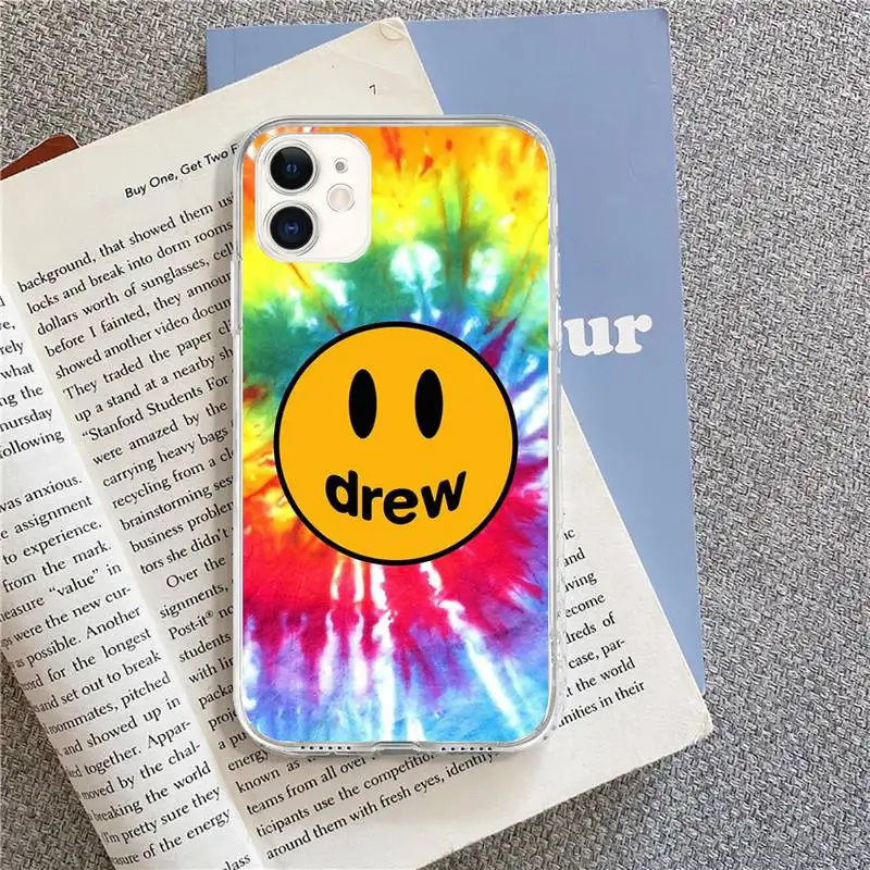 

Luxury brand Justin Bieber drew house Phone Case for iPhone 8 7 6 6S Plus X 5S SE 2020 XR 11 pro XS MAX 12 12Mini