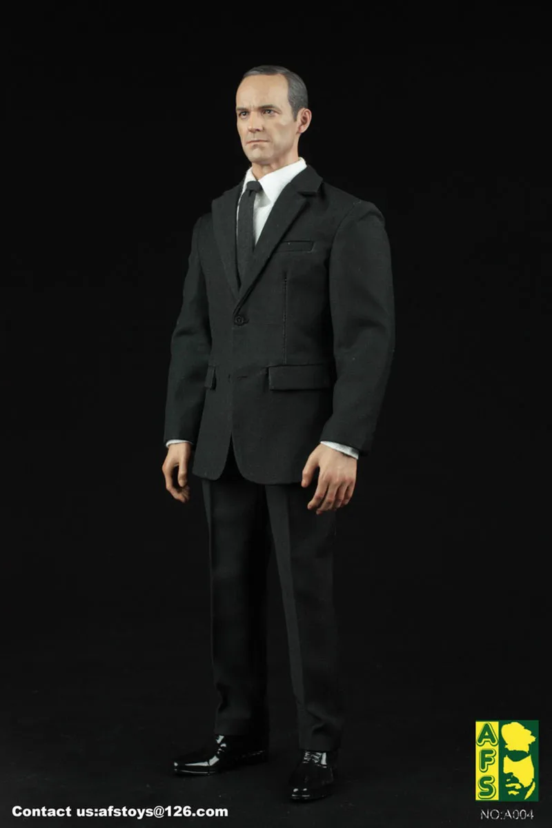 

AFS A004W 1/6 Male White Shirt Suit Set Soldier Clothes Fit 12'' Action Figure Body Dolls