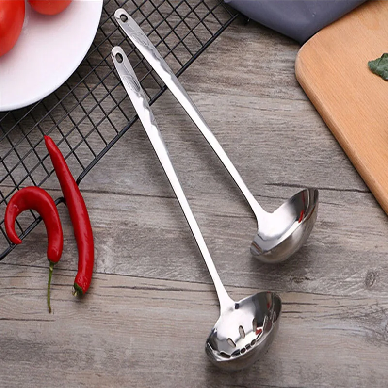 Дуршлаг Из Нержавеющей Стали ложка для супа с фильтром в виде ракушки десертное