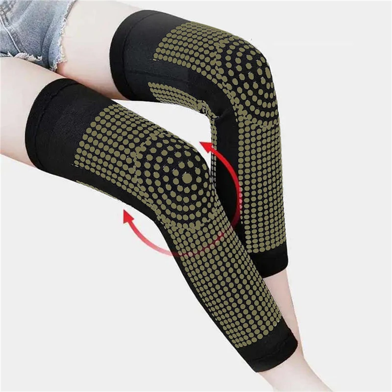 

1 Pair Self Heating Knee Pads Brace Sports Kneepad Tourmaline Knee Support For Arthritis Joint Pain Relief Recovery High Quality