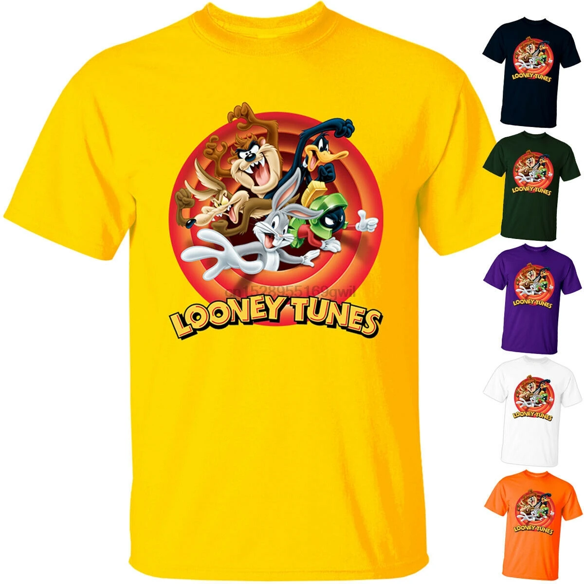 

CARTOON Looney Tunes V1 Bugs Bunny Tweety Porky Pig T SHIRT All sizes S-5XL