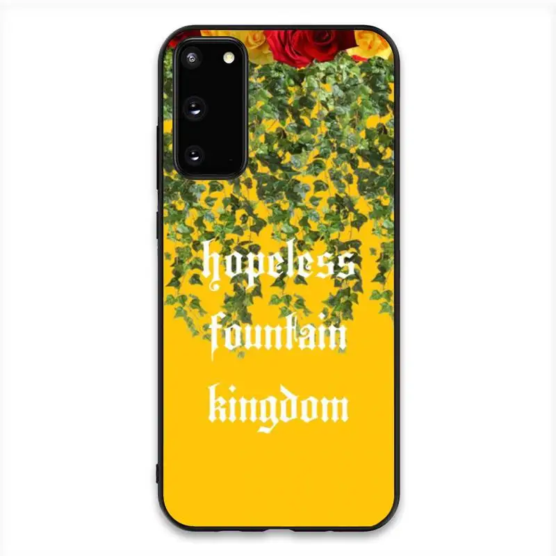 

FHNBLJ Halsey Hopeless Fountain Kingdom Phone Case Cover For Samsung S20 S10 S8 S9 Plus S7 S6 S5 Note10 Note9 S10lite