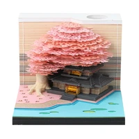 mothers day special diy house tree 3d memo pad wedding gifts for 190 sheet notepad creative novelty notepaer with light