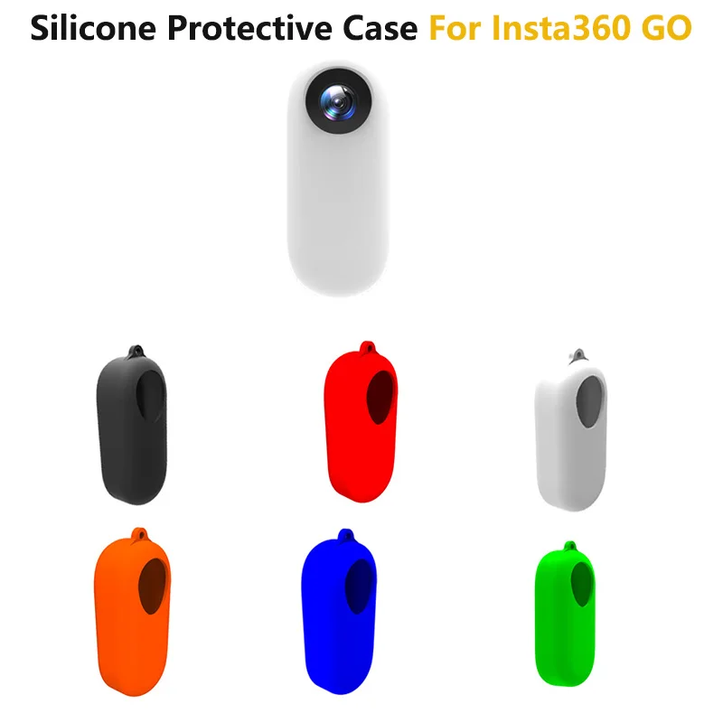 For Insta360 GO Silicone Case Protector Anti-Scratch/Dust Protective Cover for Action Camera Accessories | Электроника