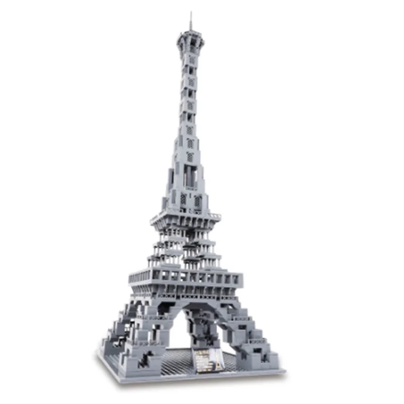 

YC-20001 Paris Eiffel Tower building block model 1:400 urban streetscape stereo educational toys for children birthday present