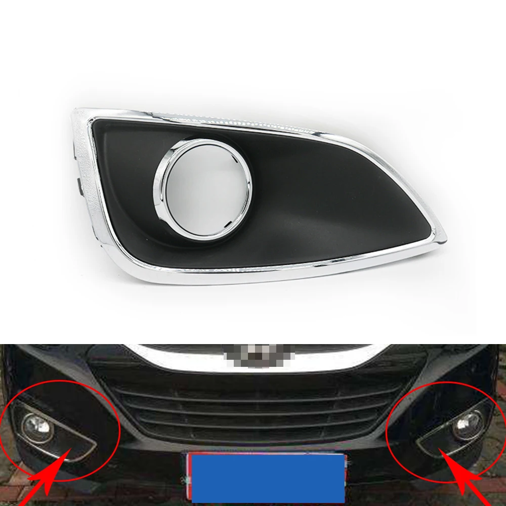 

Fog Light Cover For Hyundai ix35 2010 2011 2012 Fog Lamp Shell Car Front Bumper Grille Driving Lamp Cover