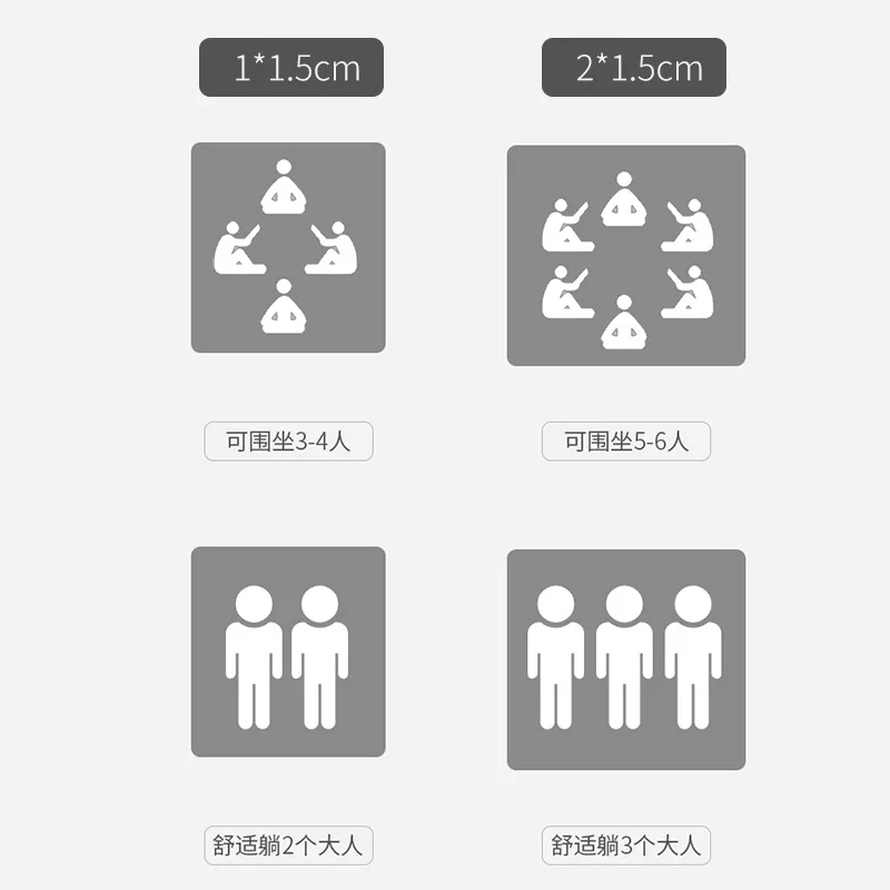 구매 200*150cm 방수 비치 담요 야외 휴대용 피크닉 매트 캠핑 지상 매트 매트리스 캠핑 캠핑 침대 슬리핑 패드