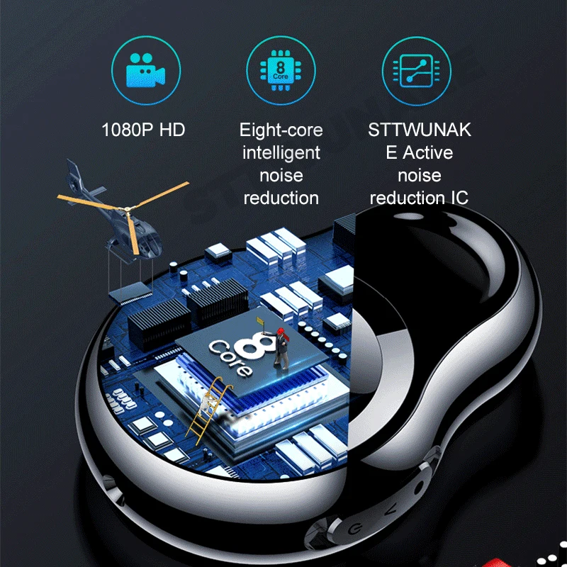 

STTWUNAKE MINI camera 1080P HD DV Professional Digital Voice Video recorder small micro sound Dictaphone secret home