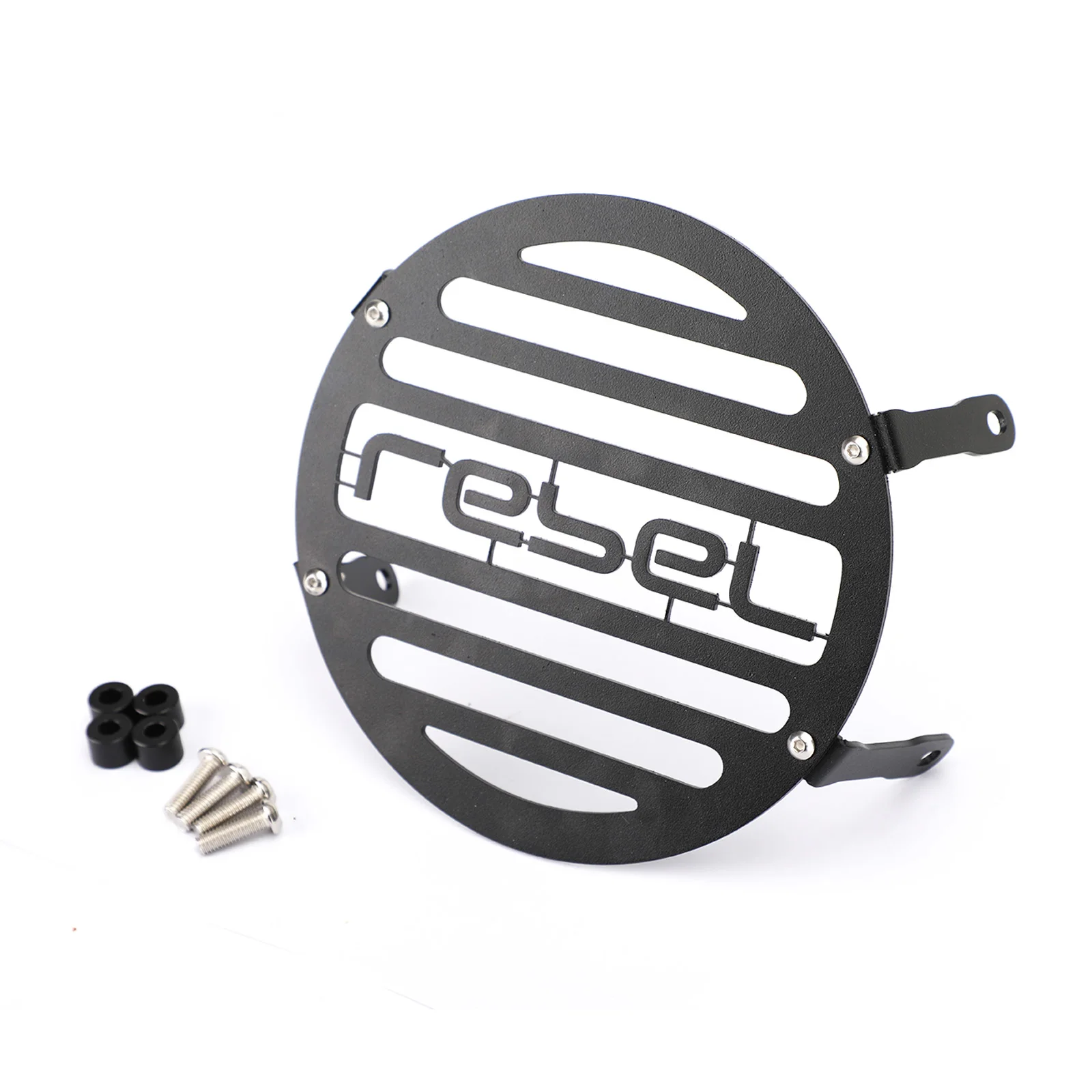 

Topteng BLACK FRONT HEADLIGHT COVER GUARD GRILL FIT FOR HONDA REBEL CMX 500 300 19-2020 Motorcycle Accessories