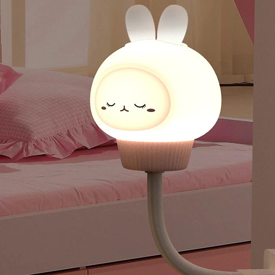 

Bedside desk lamp USB charging Nightlight cartoon creative gift clapping lamp Creative Desktop atmosphere night lightA461