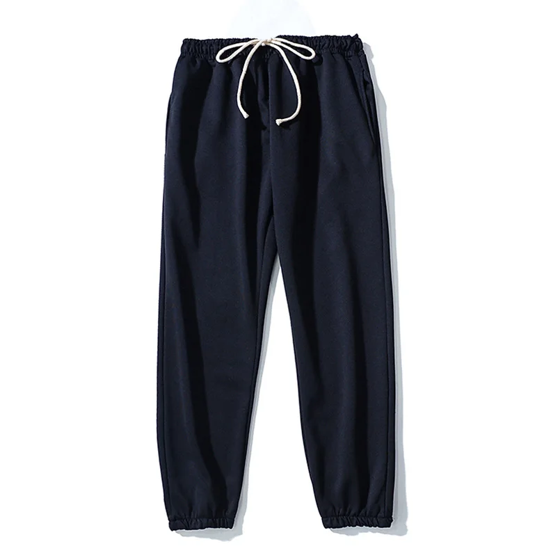 

Unisex Drawstring Knitted Sweatpant Men Women Autumn Joggers Sport Sweat Pants Loose Tracksuit Male Female Jogging Trousers