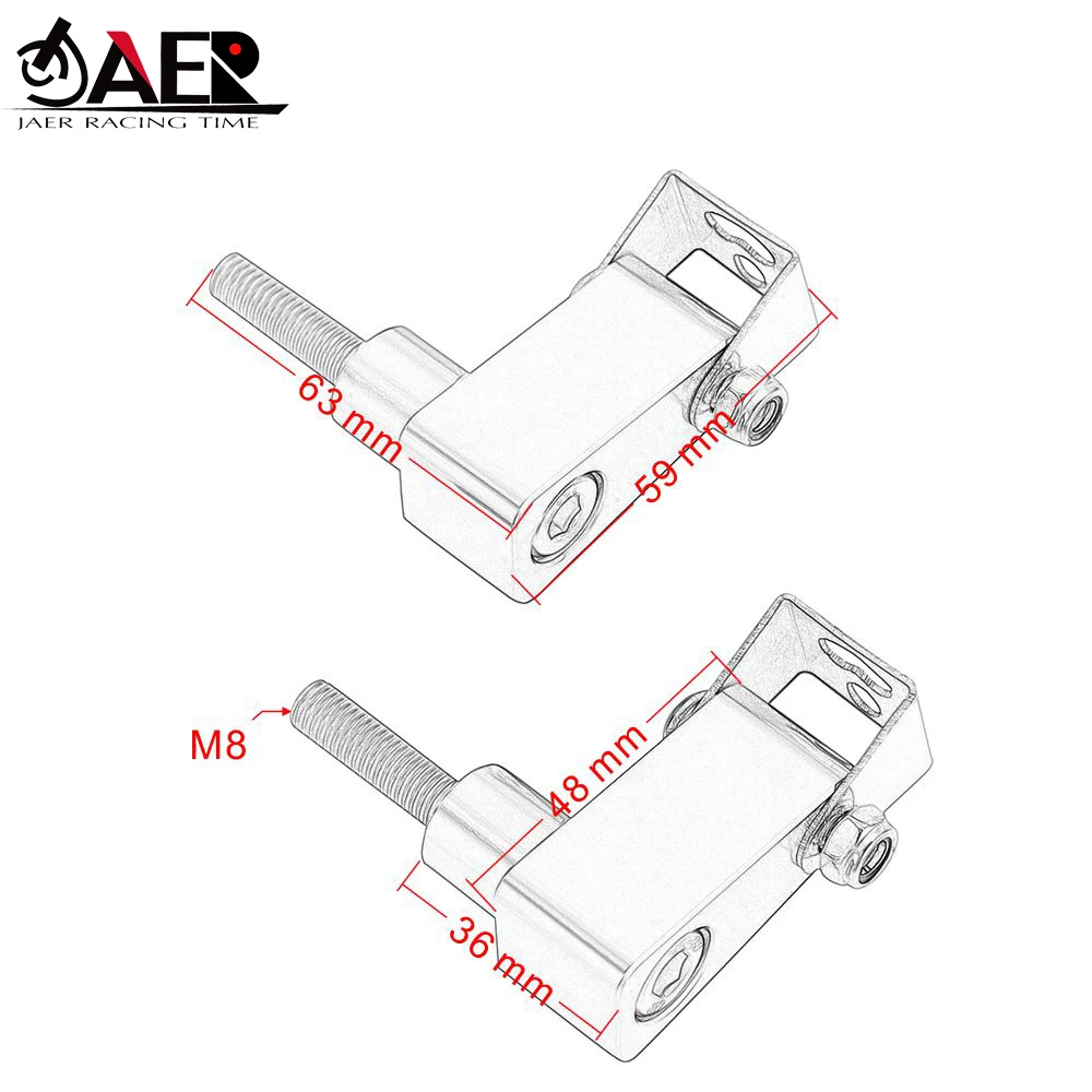 

Universal Motorcycle Lower Spotlight Holder Bracket Fork Mount for Yamaha XMAX125 250 300 400 tmax530 tmax500 nmax155