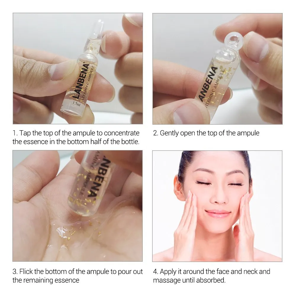 LANBENA 7 шт./компл. керамид ампулы дневный укрепляющий увлажняющий уход за