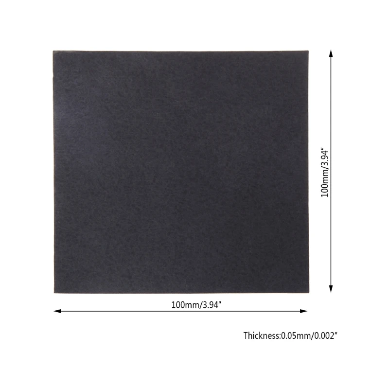 

High Conductivity Thermal Pad Heatsink CPU Cooling Pads Synthetic Graphite Piece