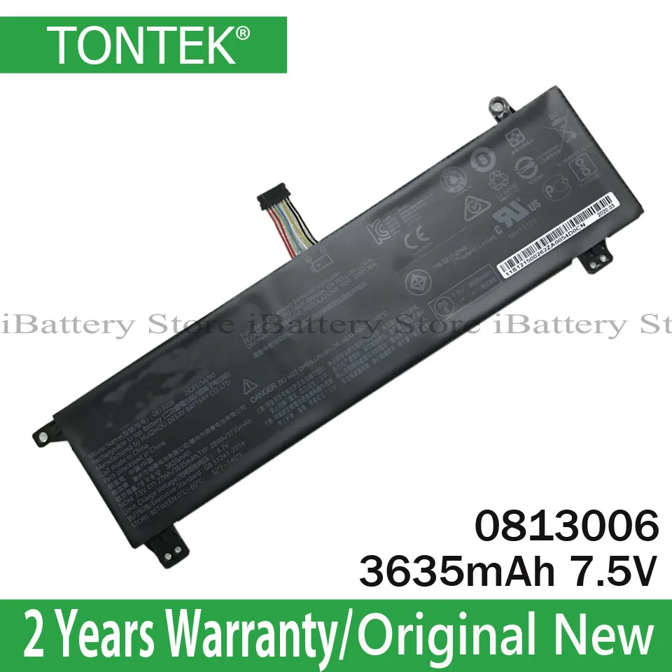 7.5V 3635mAh Laptop battery 0813006 For Lenovo IdeaPad 120S-11 120S-11IAP 5B10P18554 5B10P23790 BSNO485490 7.5V 3635mAh Laptop battery 0813006 For Lenovo IdeaPad 120S-11 120S-11IAP 5B10P18554 5B10P23790 BSNO485490