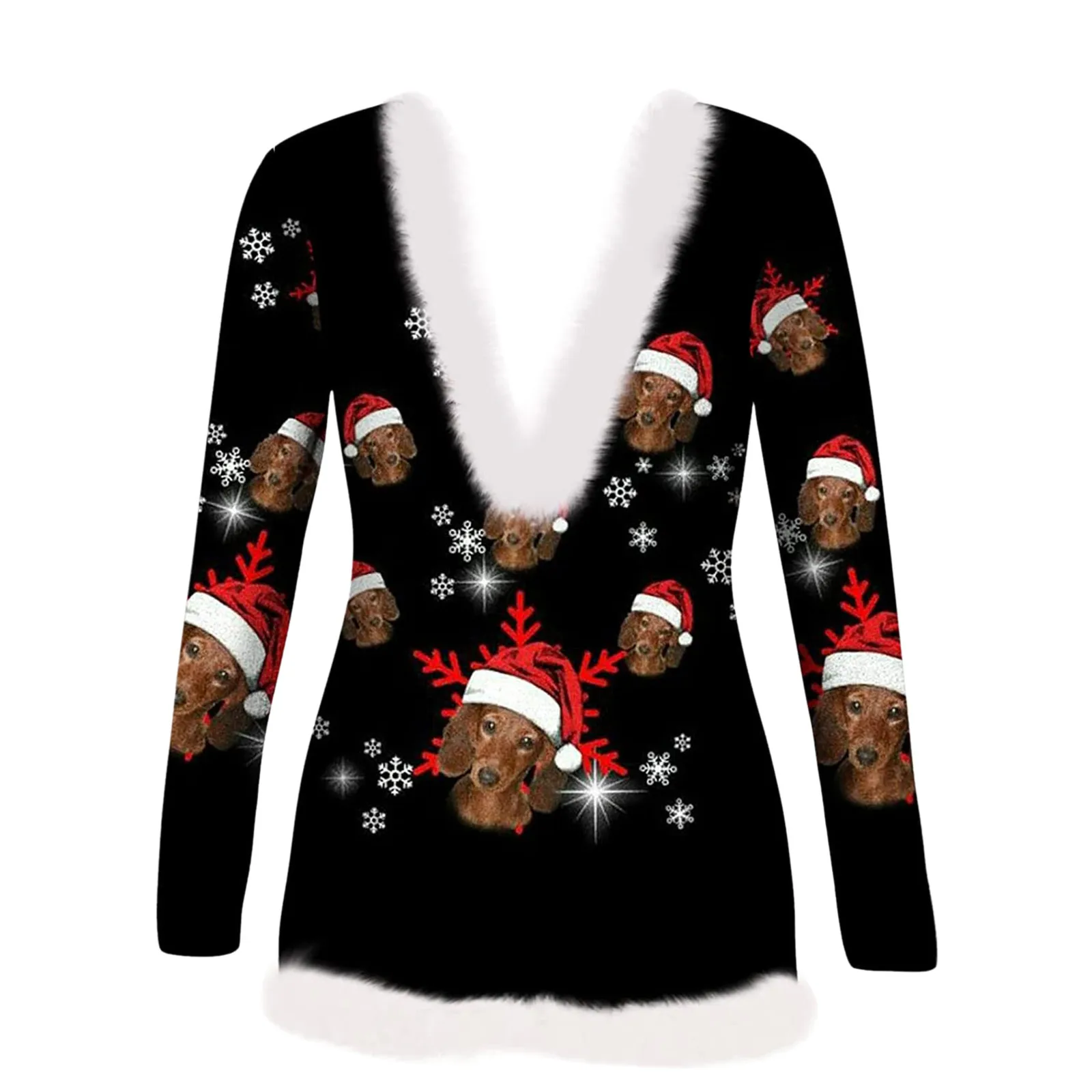 Рождественские женские комбинезоны в стиле пэчворк с перьями ночная одежда