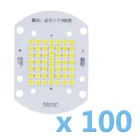 100 шт много 50 Вт высокомощный светодиодный светильник Epistar 3030 SMD диоды чип прожектор источник 30-34 в Белый 6500K прожектор светильник Точечный светильник лампы