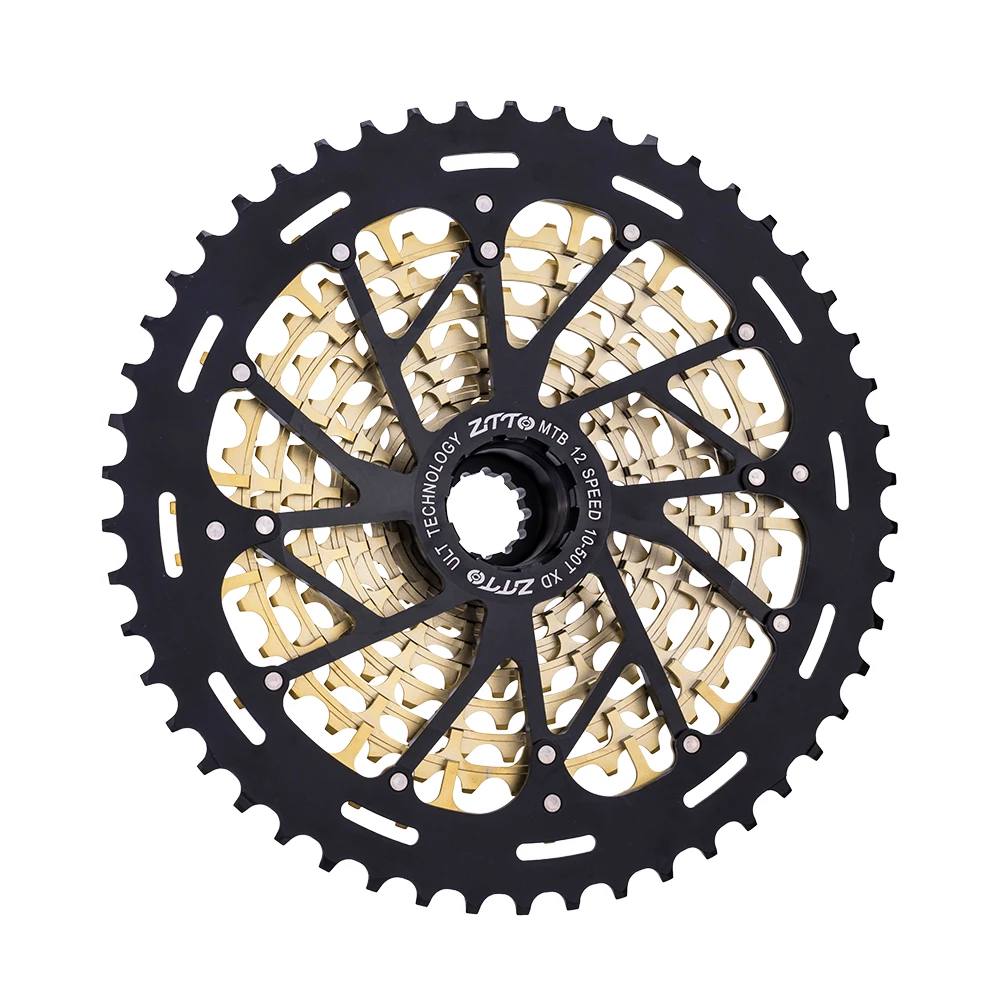 Кассета ZTTO MTB 12 Скоростей 10 50T Ультралегкая кассета Ultimate S 52T XD 378g ulт Звездочка K7 В s