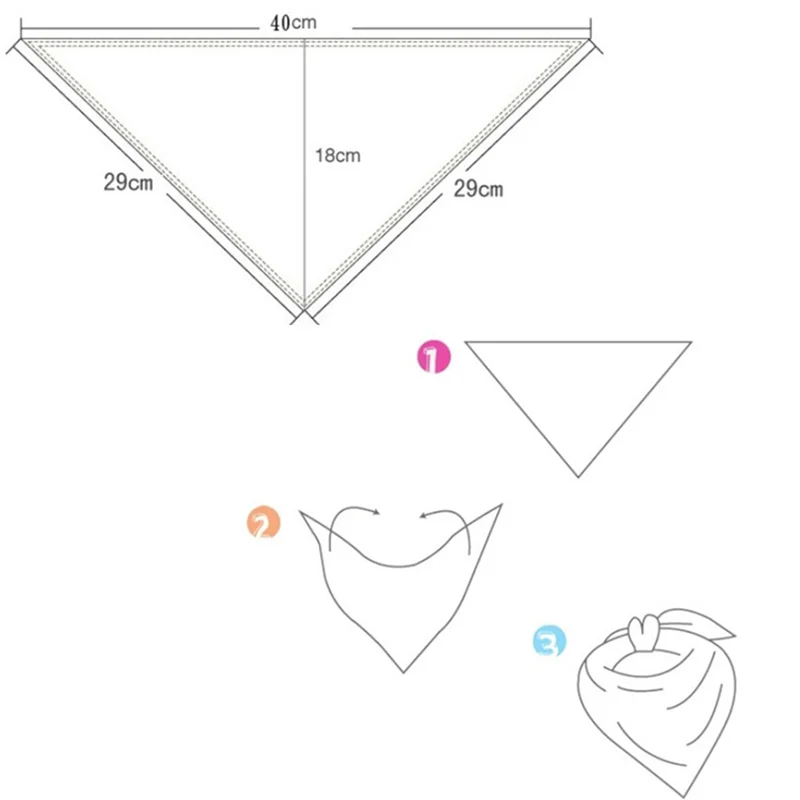 Baberos de algod&oacute;n para beb&eacute;, delantal de alimentaci&oacute;n triangular, bufanda de alimentaci&oacute;n de dibujos animados, cuello, babero, pa&ntilde;o para eructar, pa&ntilde;uelo para Saliva-4