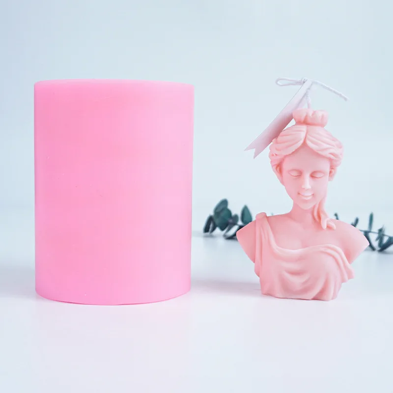 DIY силиконовые формы для свечей искусство женская статуя Венеры штукатурка