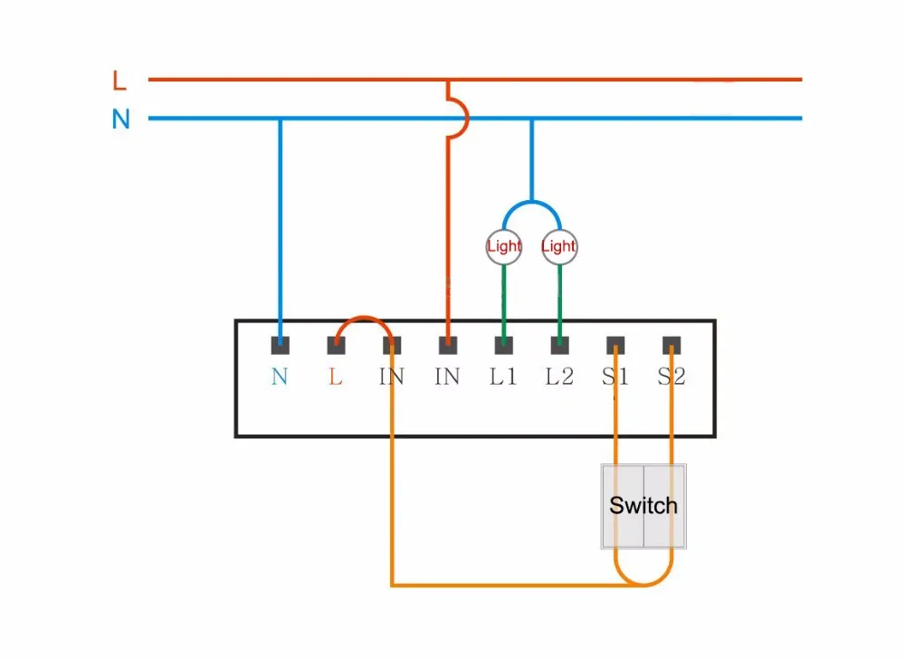 Модуль управления Aqara Zigbee двухканальный беспроводной модуль для умного дома