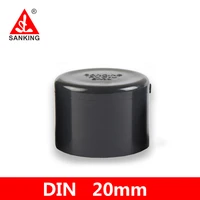 sanking 20mm upvc cap socket coupling connector pipe fitting water supply fish tank pvc pipe joints