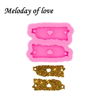 glossy glossy puerto rico map shape making bracelet silicone resin mold for crafts diy jewellery making tooks dy0452