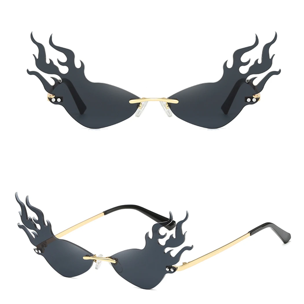 2019 Новая мода хип хоп солнцезащитные очки для женщин и мужчин без оправы с