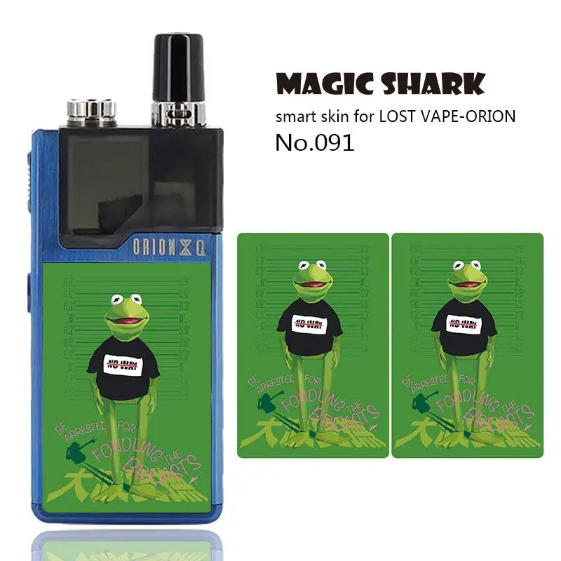 Волшебная Акула, новинка, Leaf Sun Wukong Dragon Ball, флаг США, звездное небо, чехол, Vape, наклейка, задняя пленка, Pod, кожа для потери, Vape Orion - Цвет: 091