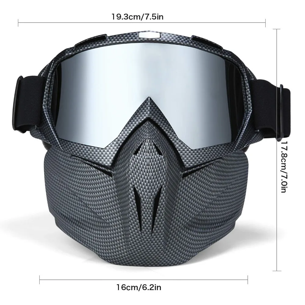 

2021 Hot Motocross Sunglasses Riding Ski Snowboard Snowmobile eyewear Mask Snow Winter Skiing Anti-UV Waterproof Glasses