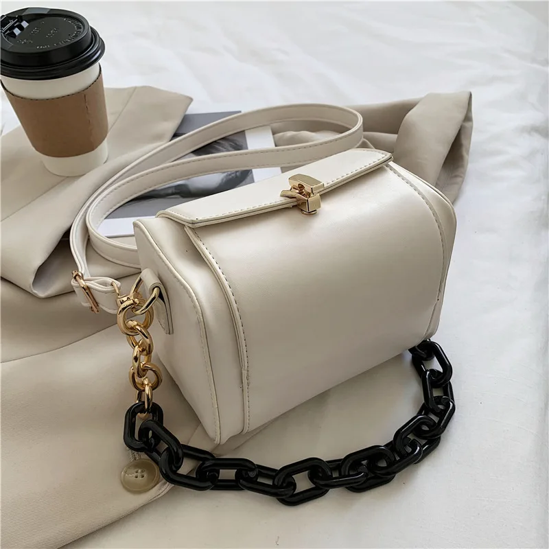 

Fashion lady bag 2021 autumn and winter new trendy wild one shoulder messenger bag niche design portable box small square bag
