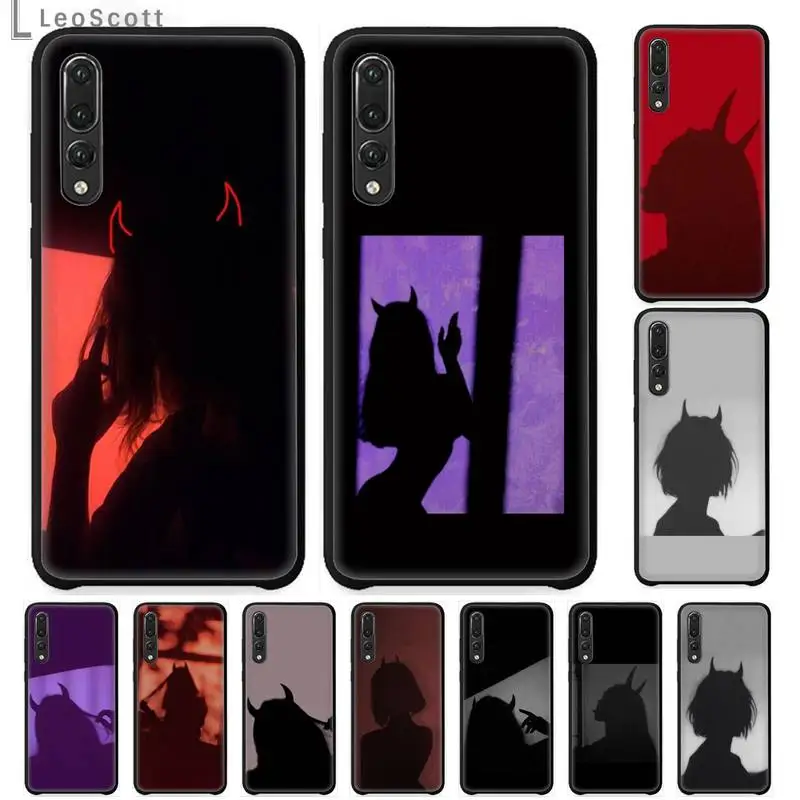 

Devil sexy Woman Design Trend Phone Case For Huawei honor 10 i lite 8x P 20 30 40 lite pro smart 2019 nova 5t mate 20 pro coque