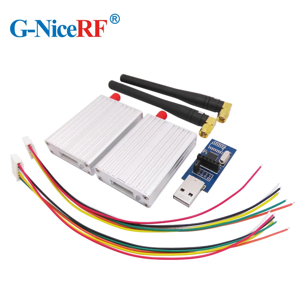 2 компл./лот SV612 470MHz TTL интерфейс 1400m 100mW Беспроводной RF модуль + шт резиновые