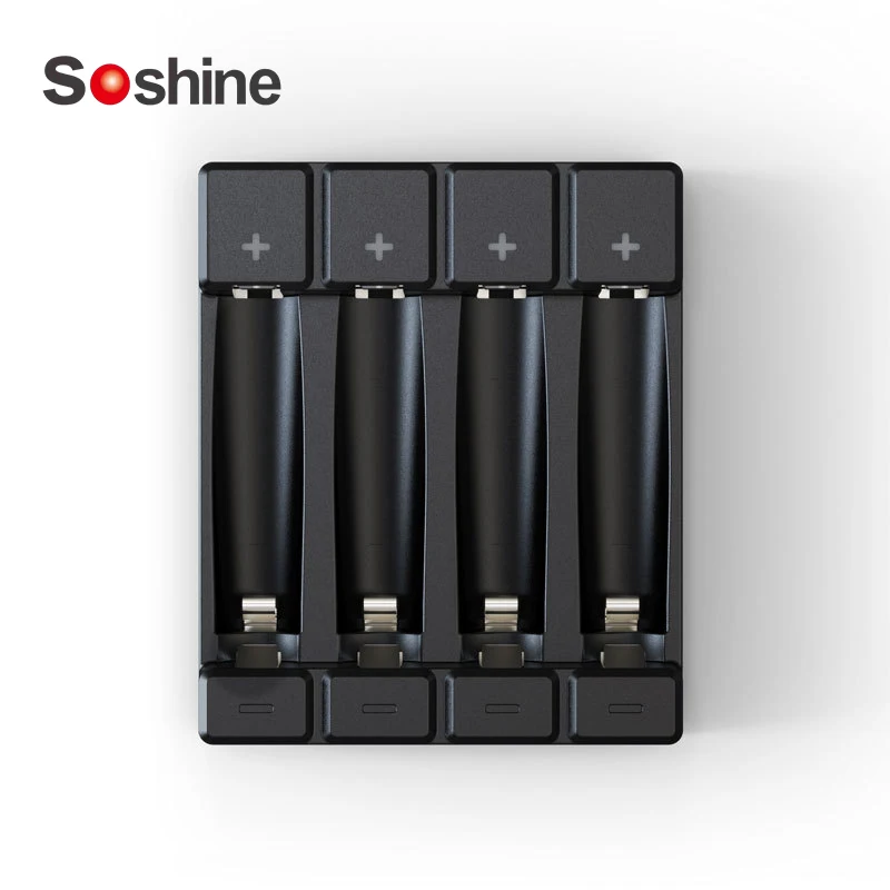 Зарядное устройство Soshine AA/AAA для литиевых/никель-металлогидридных аккумуляторов