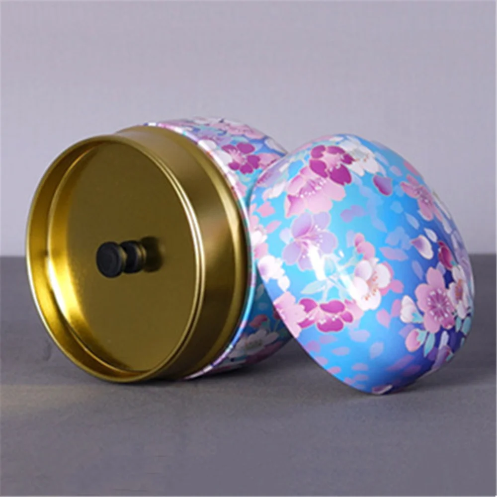 

Tea Tin Box General Tinplate Household Sealed Tea Packaging Box Carrying Small Tin Cans for Japanese Scented Tea
