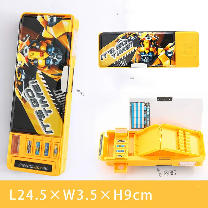 Большой вместимости симпатичный кавайный чехол для карандаша мальчиков и