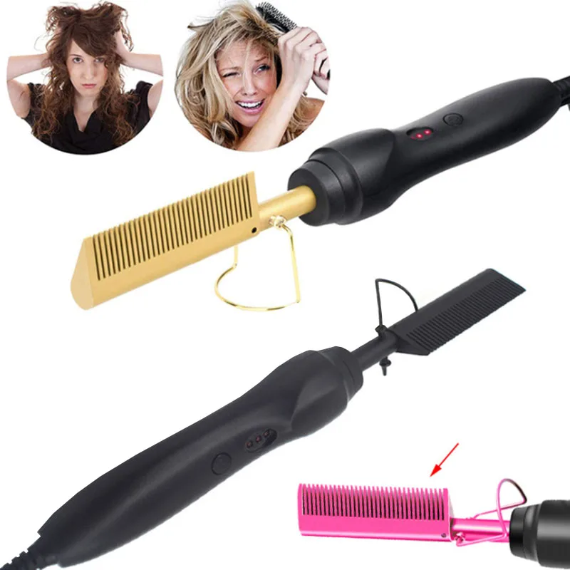 

Straightening Comb Curling Stick Curling Comb Curly Hair Straightening Comb Wet and Dry Comb
