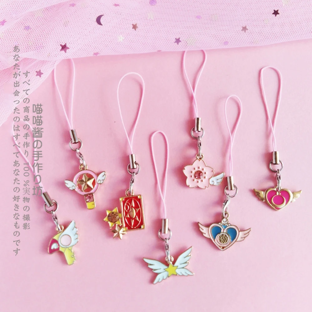 Милый мультяшный ремешок для смартфона iPhone 12/Samsung чехла кавайный декор мобильный