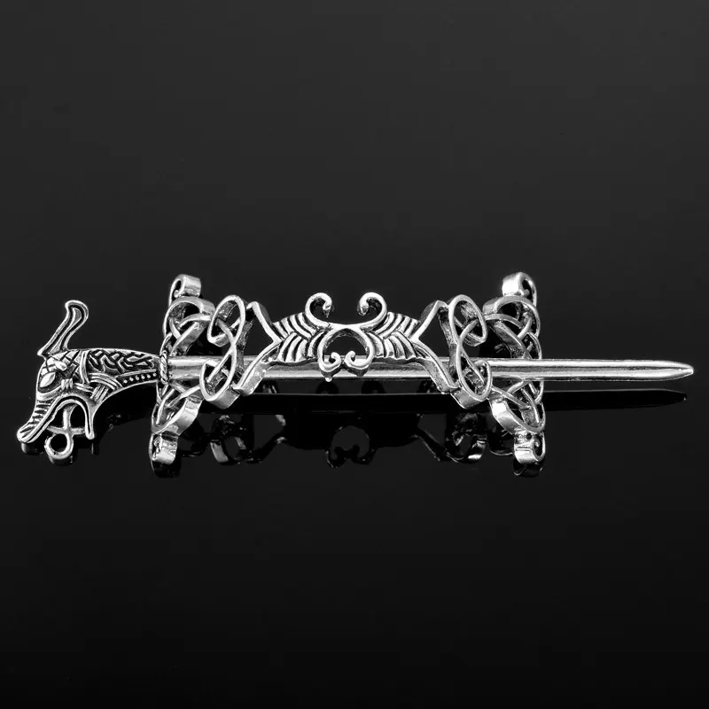 Style 9 Заколки для волос Viking, ювелирные изделия, кельтские узлы, корона, винтажный стиль, золотые и антикварные серебряные заколки для волос, заколки для волос, подарок для девушек и женщин - Окраска металла: Style 9