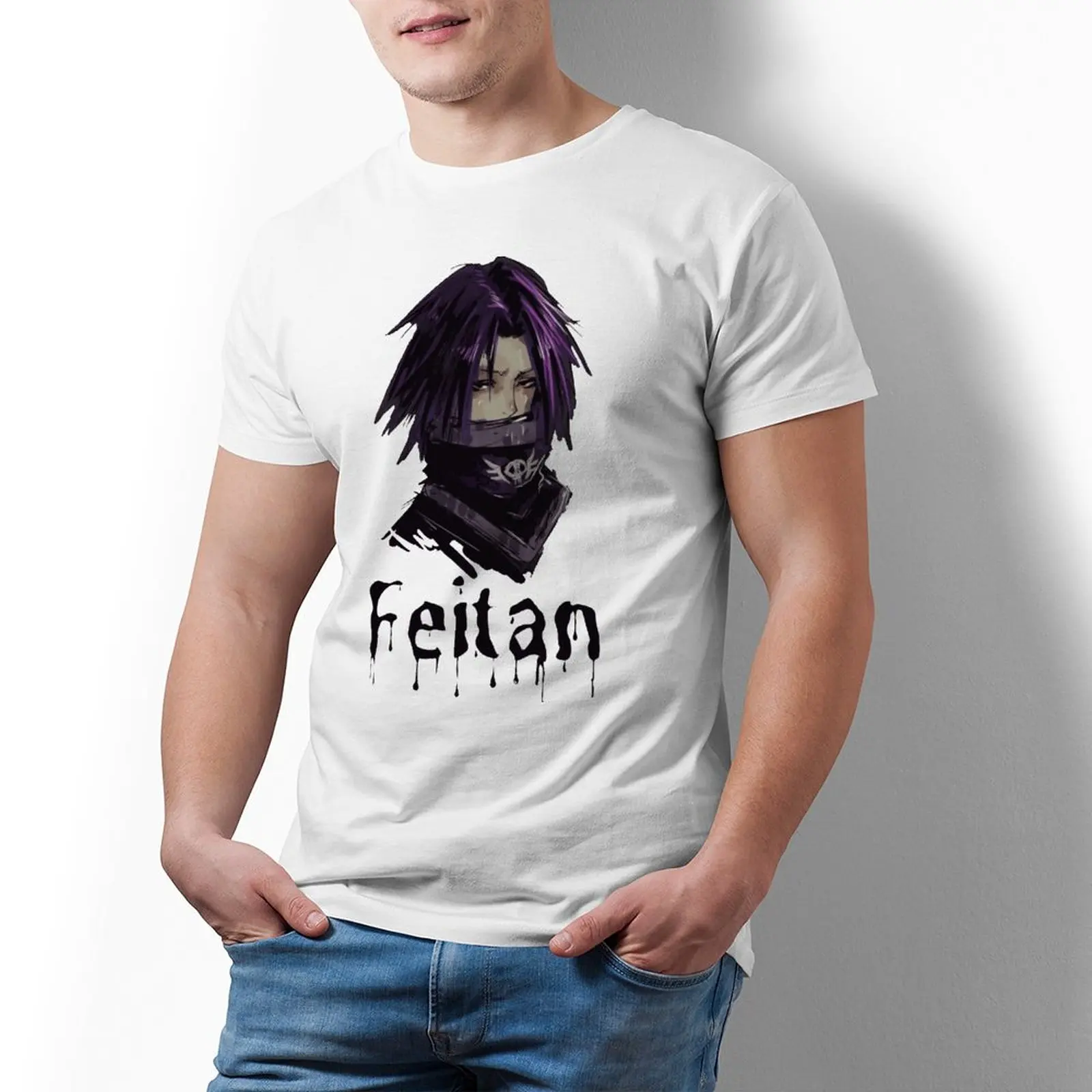 

Feitan Tshirt Awesome 100 Cotton Short Sleeve T Shirt Printed Beach T-Shirt Mens 5xl