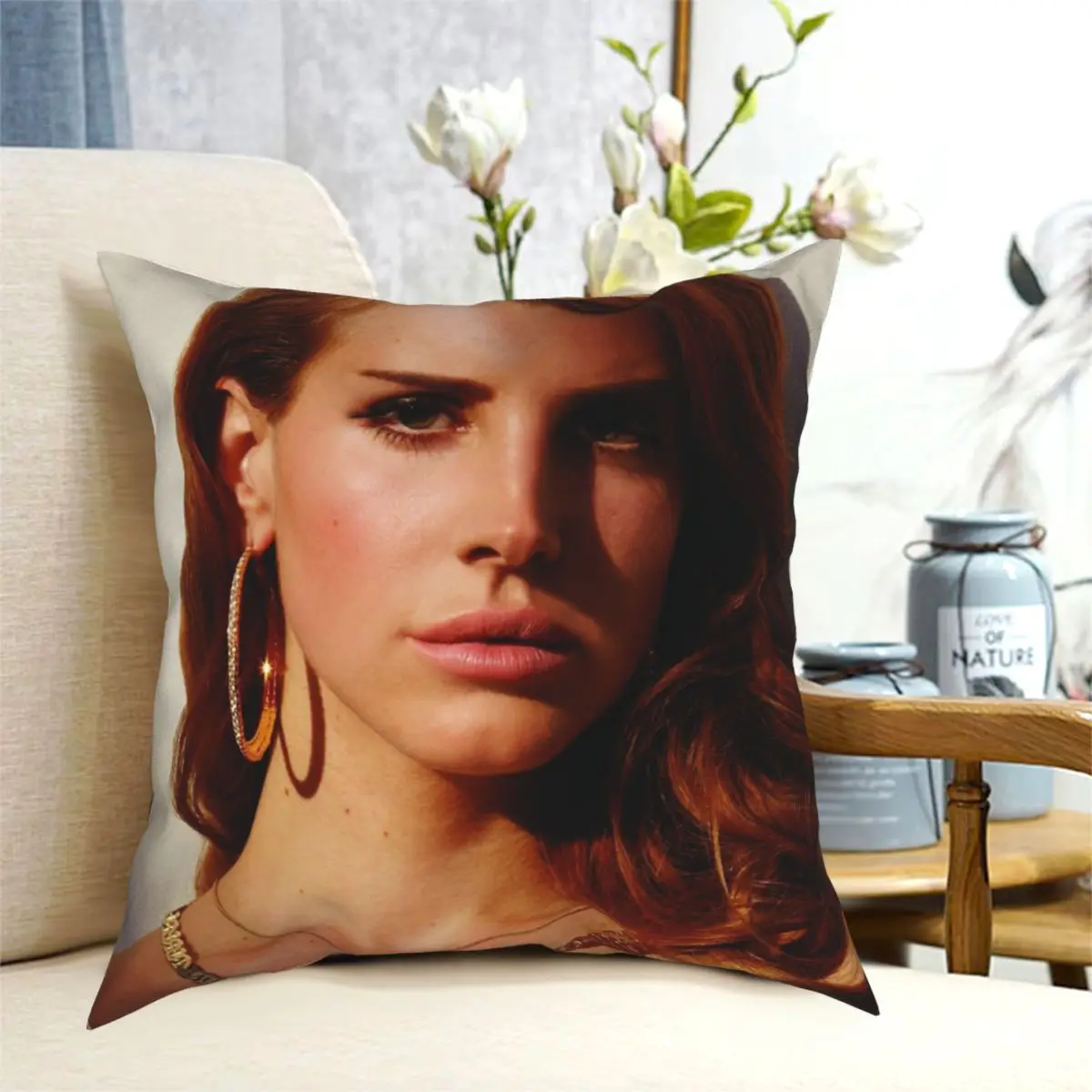 

Lana Del Rey Cushions for Sofa Novelty Pillowcase Decorative Throw Pillows Cover floor pillow for sofa home