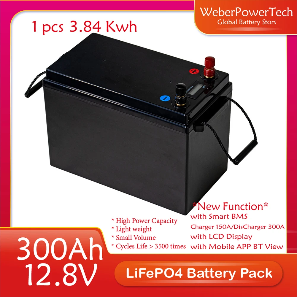 

Литиевая батарея Lifepo4, 12 В, 12,8 Ач, фотоаккумулятор 3000 В, 3480 Ач, аккумуляторы питания, циклов для инвертора Вт, лодки, гольф-мобиля, Фотокамера