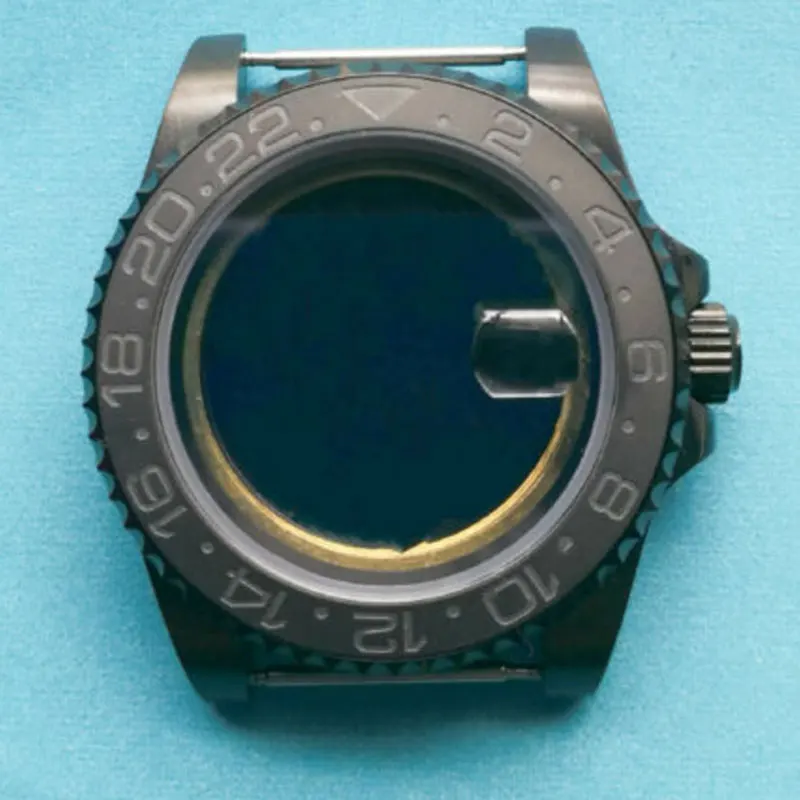 

Чехол для часов из черного керамического стекла, 40 мм, подходит для 2824 2836 8215