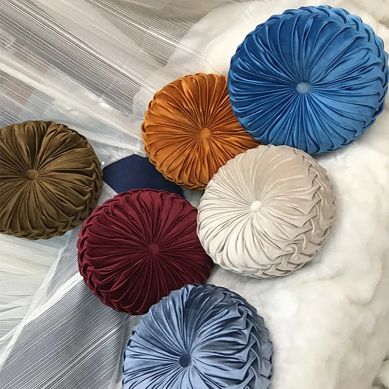 Круглые подушки для стула пуф Декоративная Подушка домашнего дивана тыква