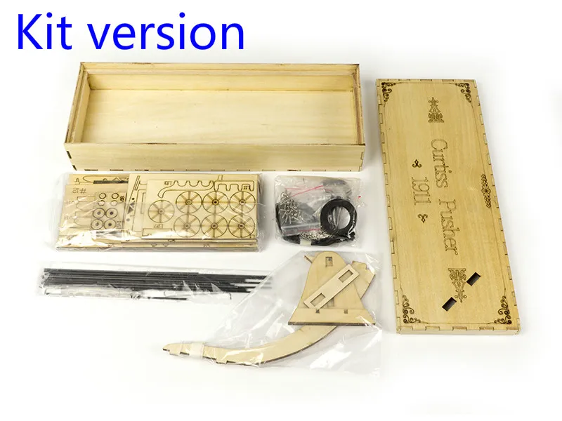 Kit version Статическая модель, модели самолетов, Curtiss толкатель статическая шкала дисплей копия, набор из пробкового дерева, Balsawood самолет - Цвет: Kit version