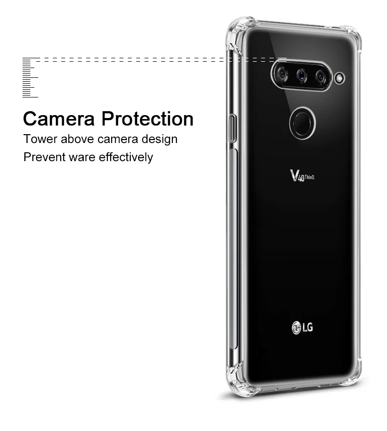Чехол на воздушную подушку для LG K50S K40S G6 G7 G8 G8S G8X ThinQ Stylo 3 4 5 K9 K40 K50 Q60 V20 V30 V40 V50 Q6 V50S