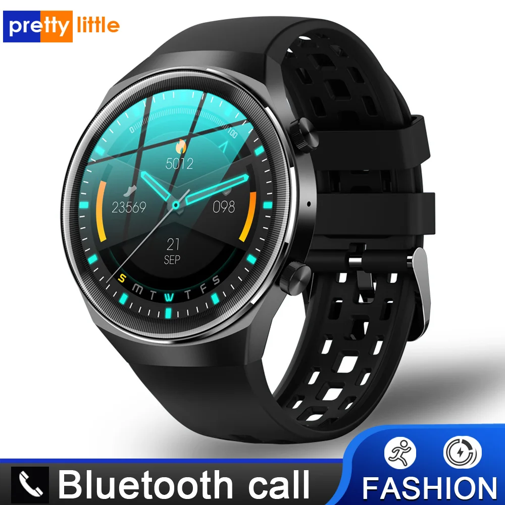 Умные часы Q_8 мужские с функцией музыки Bluetooth звонков ЭКГ ФПГ пульсометром