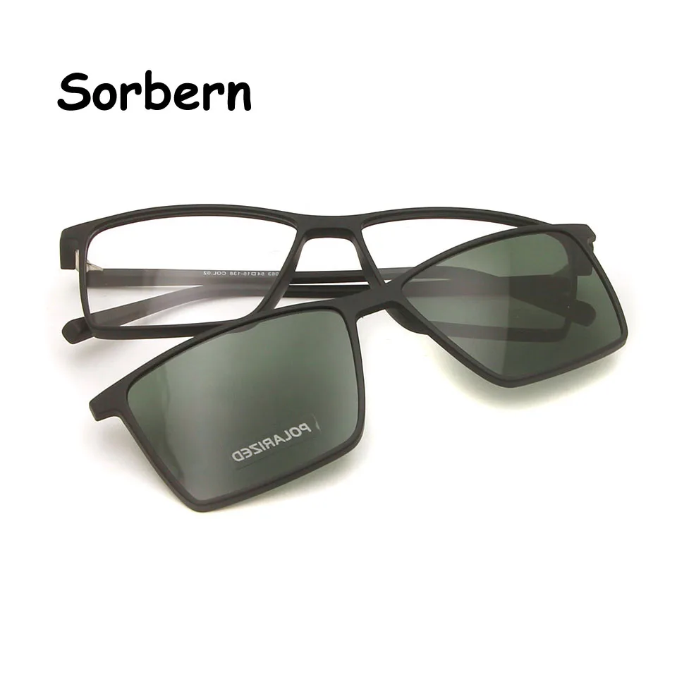 Очки солнцезащитные магнитные ультралегкие с клипсой и защитой UV400|Мужские очки|