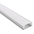 Profili alluminio led 0,5 м Светодиодная лента алюминиевый профиль для 12 мм pcb 5050 5630 Светодиодная лента корпус алюминиевый канал с крышкой