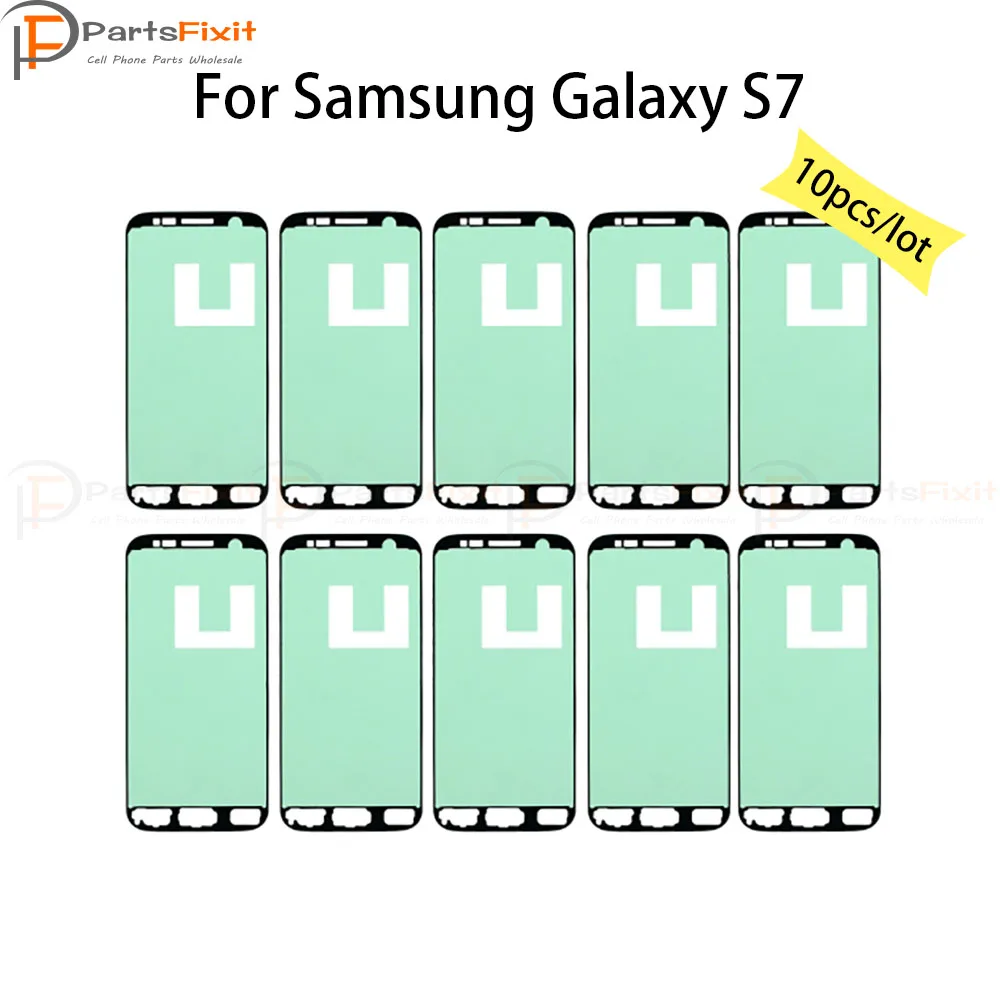 10 шт./лот клейкая лента для переднего корпуса Galaxy S7|Наклейки телефонов| |